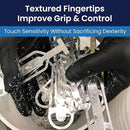 GENERIC BULK DISPOSABLE NITRILE GLOVES 9 MIL CASE OF 1000, LARGE - BLACK - Brand New