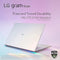 LG gram Style 16Z90RS-K.AAW7U1 16" 3K I7-1360P 16GB 1TB SSD - Dynamic White - Like New