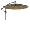 EAST OAK Patio Umbrella 10 ft Outdoor Offset Umbrella 8 Ribs - Scratch & Dent