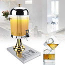 Beverage Dispenser, Stainless Steel Heav Duty Machine, Hot/Cold Drink Glassware - Brand New