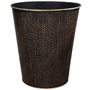 Blue Donuts Wastebasket for Bedroom, Bathroom, Trash Can 6 Liters, Bronze - Brand New