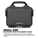 NANUK 904 WATERPROOF HARD CASE WITH FOAM INSERT - GRAPHITE - Brand New