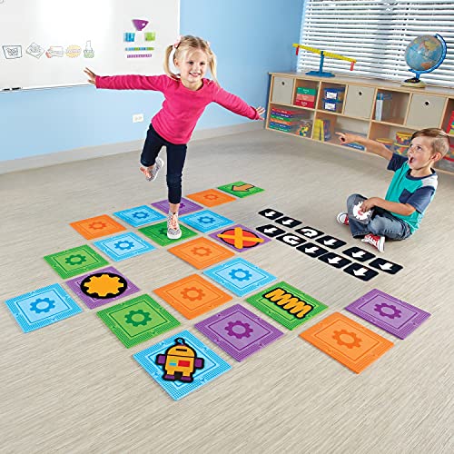 LEARNING RESOURCES LET'S GO CODE! ACTIVITY SET, 50 PIECES, AGES 5+ MULTICOLOR - Like New