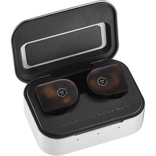 Master & Dynamic MW07TS Bluetooth True Wireless Earphones Tortoise Shell - Like New