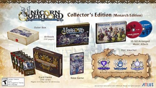 Unicorn Overlord Collector's Edition Monarch Edition - - Scratch & Dent