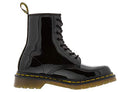 11821011 DR. MARTENS WOMEN 1460 W PATENT LEATHER FASHION BOOT BLACK LAMPER W4 - Like New