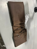 GENERIC COFFEE BROWN TARP 9'9" BY 13' - COFFEE BROWN - Like New