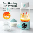 Allbean Portable Bottle Warmer, Dual Heating Modes for Breast Milk & Water - Like New