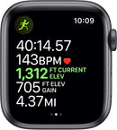 For Parts: APPLE WATCH SERIES 5 GPS CELLULAR 40MM SPACE GRAY BLACK BAND -CANNOT BE REPAIRED