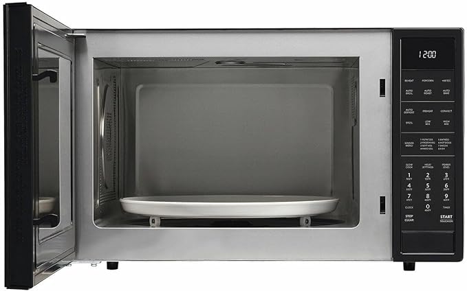 Sharp 1.5 cu. ft. Microwave Oven Convection Cooking 10 Power SMC1585BBA - BLACK - Like New