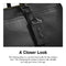 Coach Men's Metropolitan Slim Brief Black Leather - Like New