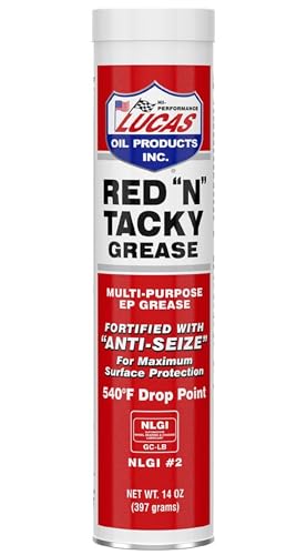 LUCAS OIL 10005 RED 'N' TACKY GREASE - 14 OUNCE - Brand New