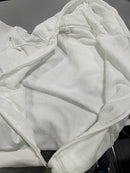 GENERIC LARGE WHITE HOODIE JACKET - SIZE: MEN L WOMEN L - WHITE - Like New