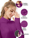 FKEEP WOMEN'S LONG SLEEVE ATHLETIC JACKETS UPF 50+ M FK3138LST PURPLE - Brand New