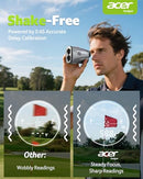Acer Gadget Golf Rangefinder Slope 1200/1700Yards Laser Range Finder - Black - Like New