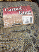 CARPET KING TIGER & LEOPARD ZEBRA ANIMAL SKIN PRINT 130 32 INCH X10 FEET - BROWN - Like New