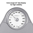 Thinner by Conair Bathroom Scale (Body Weight) Analog Scale (330 Lbs) - Silver - Brand New
