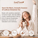 LeafLea Pure Cinnamon Tea Bags, Naturally Sweet, Caffeine-Free, 40 Count - Brand New