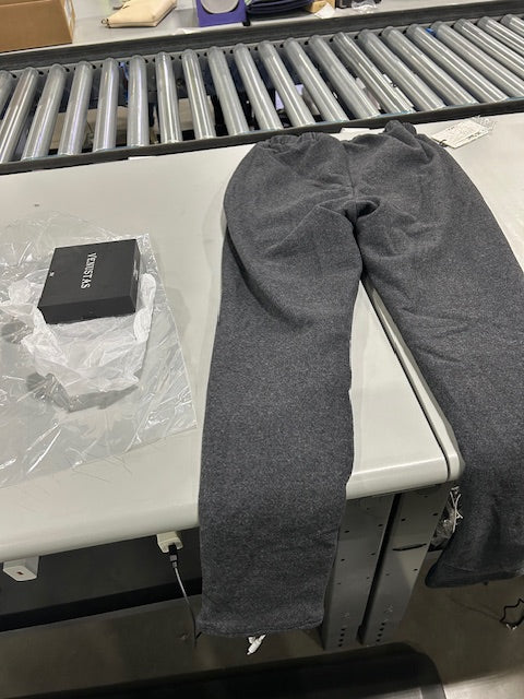 VENUSTAS HEATED SWEATPANTS WITH BATTERY - SIZE: MEN S - GRAY - Like New