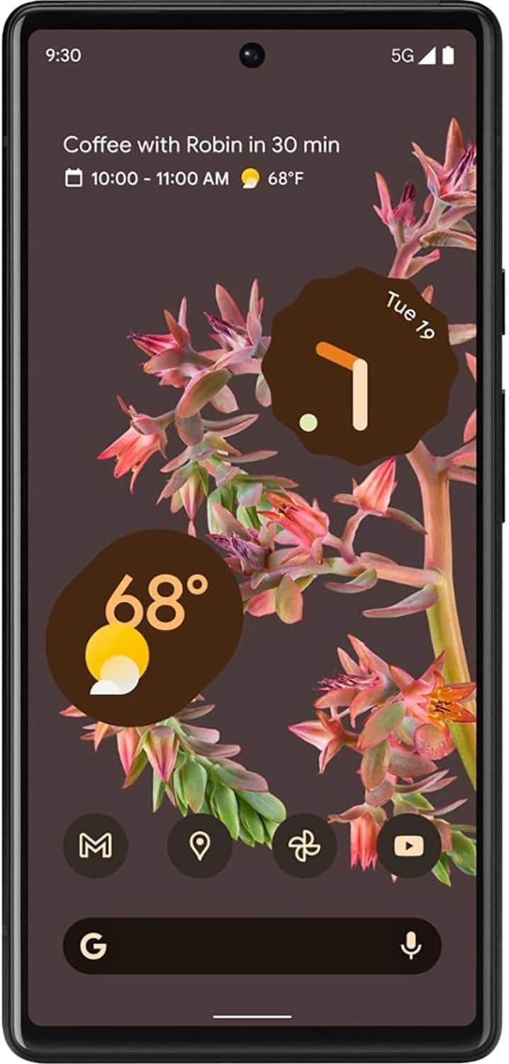GOOGLE PIXEL 6 128GB UNLOCKED - BLACK - Like New