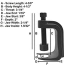 AP ASTRO PNEUMATIC TOOL LOW PROFILE BALL JOINT SEPARATOR 78912 - BLACK - Like New