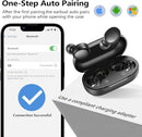 KURDENE WIRELESS EARBUDS BLUETOOTH 5.3 LIGHT WEIGHT IN EAR HEADPHONES - BLACK - Brand New