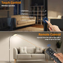 LANONANY LED FLOOR LAMP HEIGHT ADJUSTABLE LIVING ROOM - BLACK - Like New