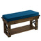 Sweet Home Collection Patio Furniture Cushions Outdoor Bench X18" W42" - Teal - Brand New