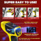 EMSON BULLSEYE PRO TIRE INFLATOR AIR COMPRESSOR 150PSI 12V DC 1500MAHS - YELLOW - Like New