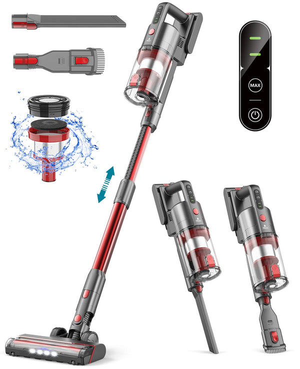 Ljuren Cordless Vacuum Cleaner, 35 Mins, 7in1 Stick Vacuum 2 - Scratch & Dent