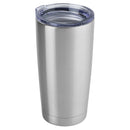DOMICARE 20OZ STAINLESS STEEL TUMBLER WITH LID, 1 PACK - STAINLESS STEEL - Like New