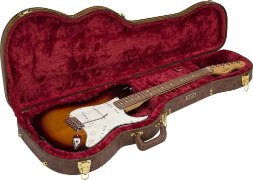 0996105322 Fender Classic Poode Case Stratocaster Telecaster Brown - Brand New