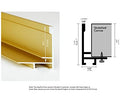 Querfun DIY Metal Floating Frame for 12X16 Canvas, Matte Black B09HGVK15L - Brand New