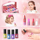 GirlsHome Kids Makeup Kit for Girl 35 Pcs Washable Girl Toys Real - B09XVBT7PF - Brand New