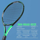OPPUM Adult Carbon Fiber Tennis Racket Super Light Weight Tennis Racquets - Brand New