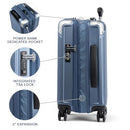 TRAVELPRO PLATINUM ELITE HARDSIDE CARRY-ON LUGGAGE 21" 409209602 - DARK SKY BLUE - Like New