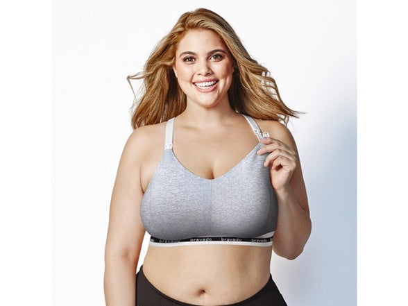 BRAVADO ORIGINAL NURSING BRA FULL CUP - SIZE: S/P - DOVE HEATHER - Brand New
