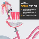 RoyalBaby Girls Bike Trekking Free Balance to Pedal Easy Learning  Pink - Like New