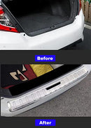 AJLOTMO Stainless Steel Rear Bumper Guard Cover Protector (for Civic) (RBG) - Brand New