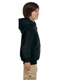 B00KFTDDJQ Hanes Youth Comfortblend Ecosmart Pullover Hood (Black) (L) - Brand New