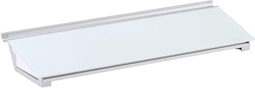 QUARTET GLASS DRY ERASE BOARD DESKTOP COMPUTER PAD 18" X 6" WHITE BOARD - WHITE - Like New