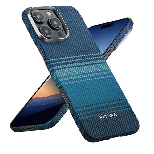 PITAKA FOR IPHONE 16 PRO MAX CASE COMPATIBLE WITH MAGSAFE THIN & LIGHT MOONRISE - Like New