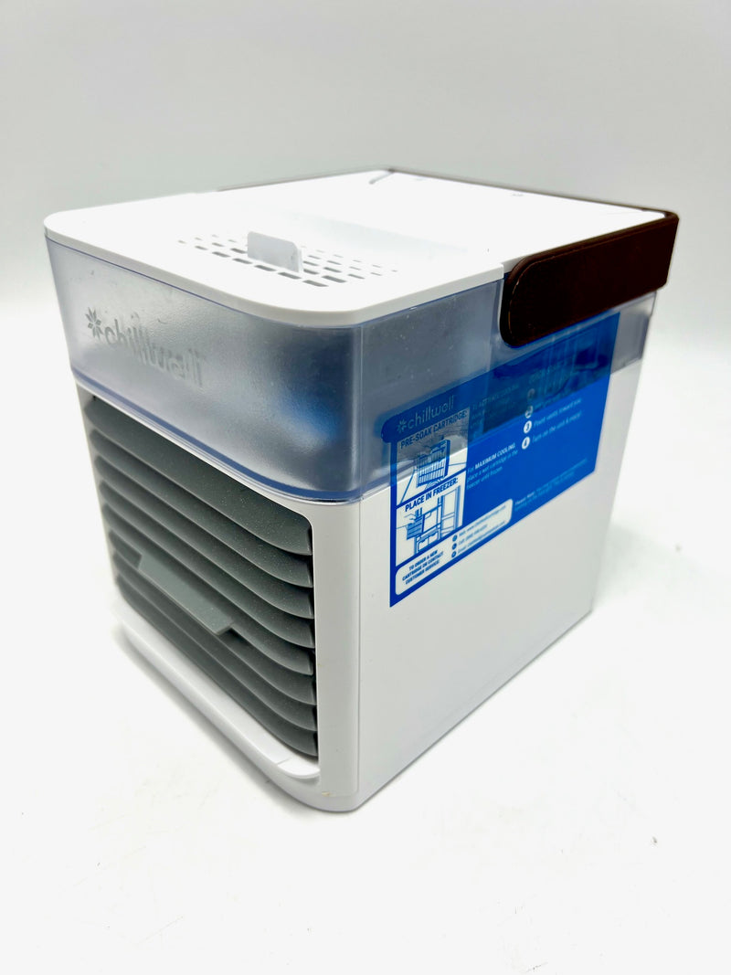 ChillWell Portable AC Air conditioner 21093 USB Cord Original Box Dorm - WHITE - Like New