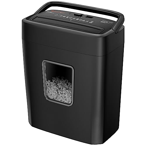 Bonsaii C261-C 8-Sheet Cross Cut Paper Shredder Credit Cards/Mail/Staples/Clips - Like New