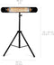 Briza Infrared Electric Patio Heater Portable Wall 1500W IT-HEQQ-1831 - Black - Like New