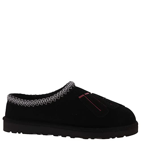 UGG MEN'S TASMAN GRAPHIC SHADOW SLIPPER MEN SIZE 9 - BLACK - Like New