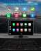 MADOEC PORTABLE APPLE CARPLAY SCREEN FOR CAR 9" WIRELESS APPLE CARPLAY - BLACK - Like New