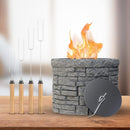 NEELO CONCRETE TABLETOP S’MORES MAKER – PORTABLE SMOKELESS FIRE PIT KIT - Like New
