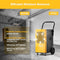 TURBRO 165 PINT COMMERCIAL DEHUMIDIFIER WITH PUMP AND DRAIN HOSE - YELLOW/BLACK - Like New