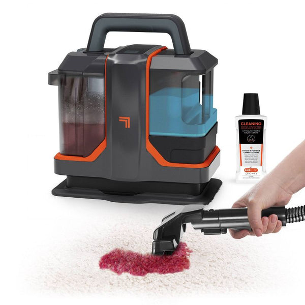 SHARPER IMAGE STAIN CLEANER PORTABLE SPOT VACUUM 16 FT CORD, BLACK - Like New